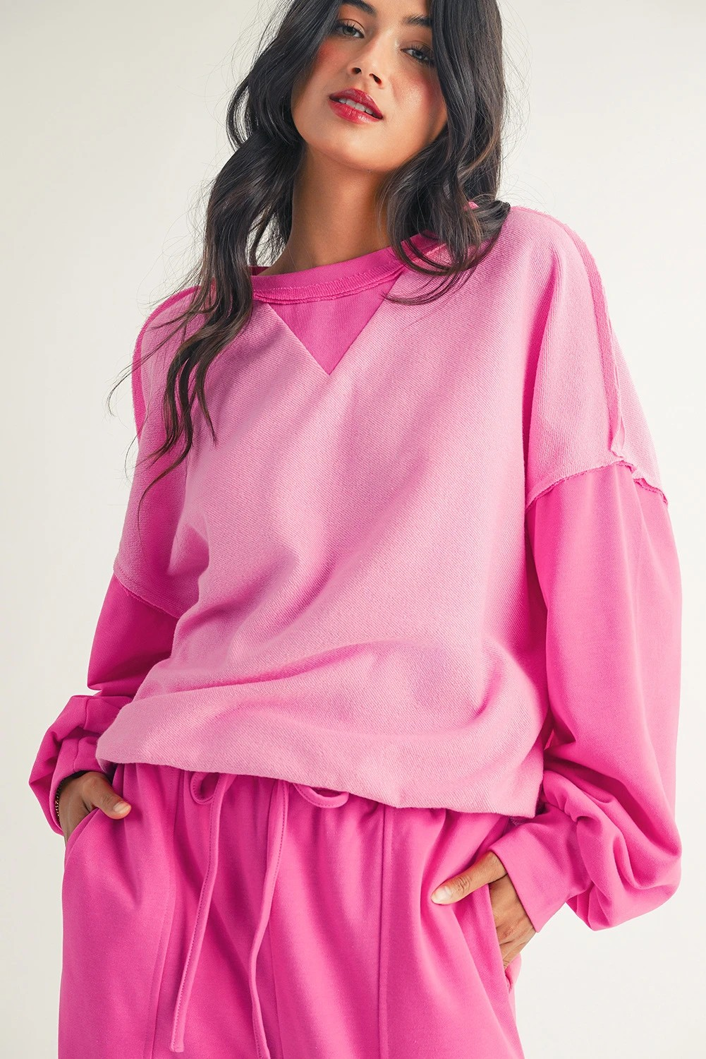 Color Block Pullover