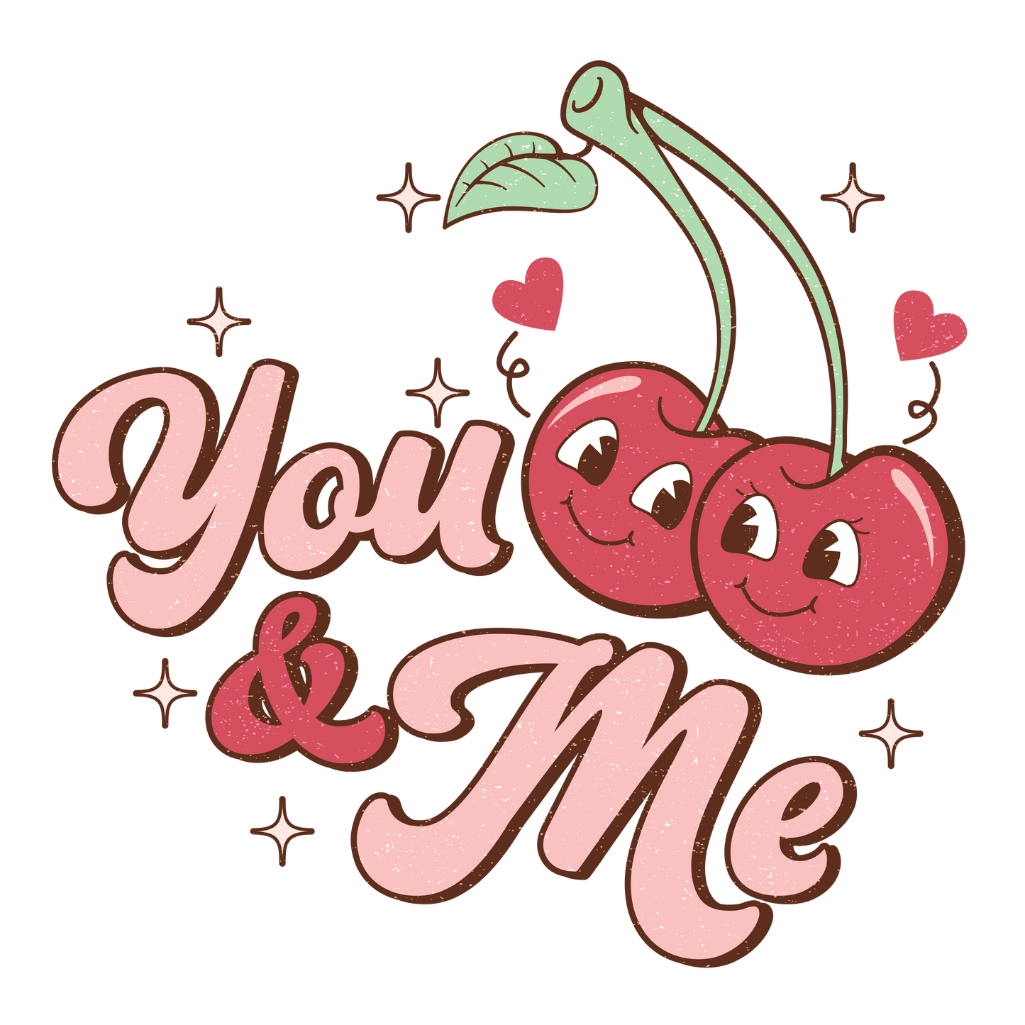 You and Me- Full Color DTF- Pocket size