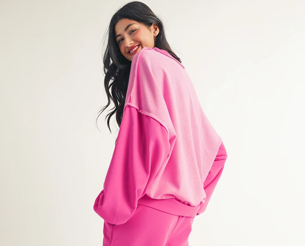 Color Block Pullover