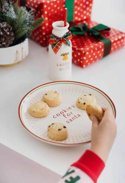 Santa’s Christmas Milk and Cookie Set