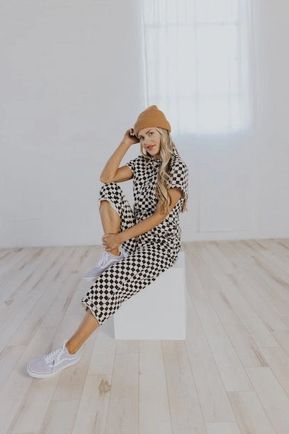 Checkered Jumpsuit