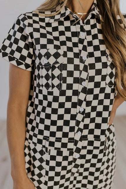 Checkered Jumpsuit