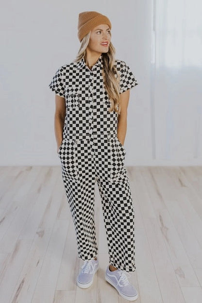 Checkered Jumpsuit