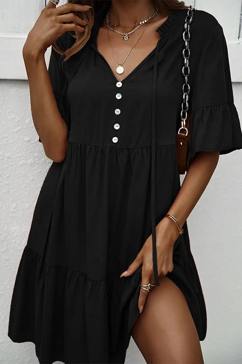 Front button dress