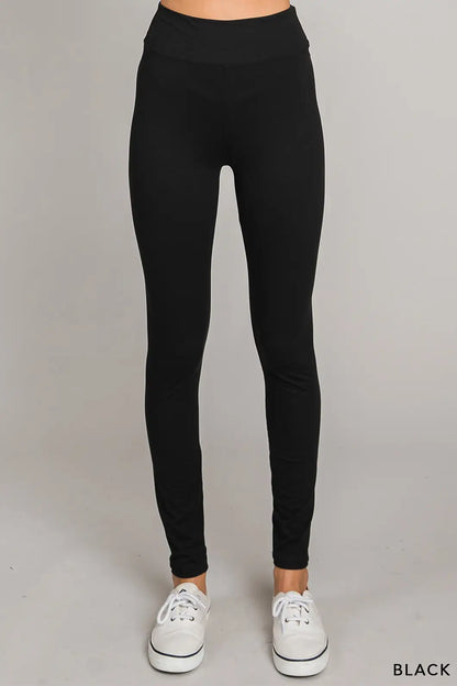 Wide waistband legging