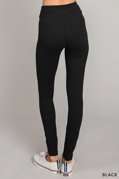 Wide waistband legging