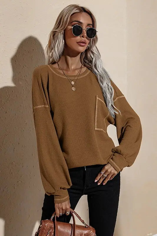 Pocket Loose Sweater