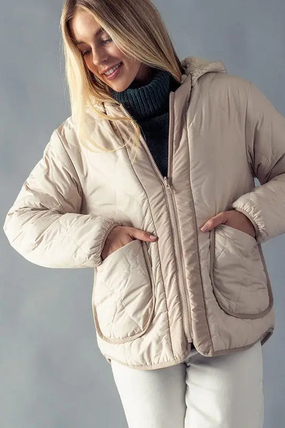 Wave Quilted Jacket