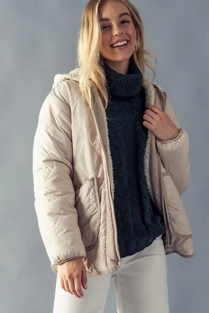 Wave Quilted Jacket