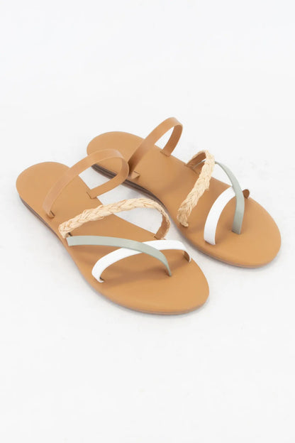 Strappy slide-on sandal